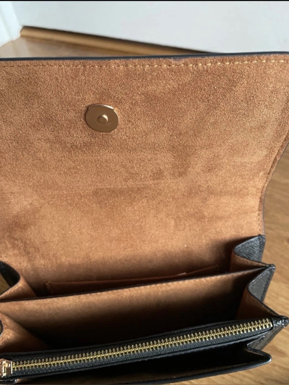 Coach C2222 C9949 Mini Klare Crossbody in black crossgrain leather - Picture 2 of 6